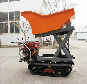 SONGMAO Carriola Elettrica <span class=keywords><strong>a</strong></span> Benzina da 300kg/100L, Carriola Cingolata per Calcestruzzo e Rifiuti da Costruzione, per Edilizia o Agricoltura - Product Image 1