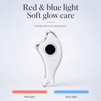 Masseur oculaire chauffant rechargeable, appareil de soin du visage à vibrations électriques avec contrôle de la minuterie