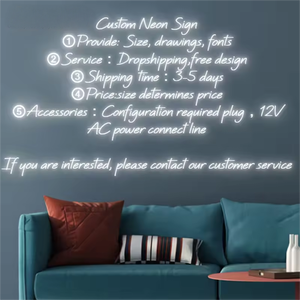 <span class=keywords><strong>Livraison</strong></span> rapide enseigne lumineuse led personnalisée logo d'entreprise dropshipping fête d'anniversaire maison chambre mariage enseigne lumineuse - Product Image 6