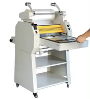 Lamineuse thermique multifonctionnelle à alimentation par courroie WD-350 machine à plastifier à rebobiner automatique lamineuse à rouleaux d'acier
