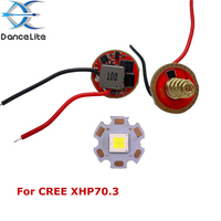 Carte pilote LED DIY 22MM Super High Current 7500mA 6V (entrée 6-12V) pour carte de circuit imprimé de lampe de poche LED XHP70.3