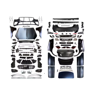 Pour <span class=keywords><strong>Classe</strong></span> <span class=keywords><strong>S</strong></span> W221 2006-2013 Mise à niveau vers W223 S450 2024 Style Kit carrosserie avec panneau de porte capot ailes feux pare-chocs jupes latérales - Product Image 1