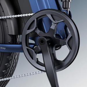 Bicicletta Elettrica Pieghevole For Engine Pro 3.0 con Potente Motore da 250W, Pneumatici Fat da 4.0 Pollici, Batteria al Litio 48V 15AH - Product Image 4