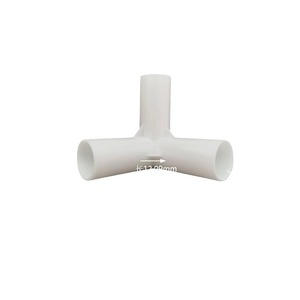 ข้อต่อท่อพลาสติก 25 มม. สีขาว ทนต่อการกัดกร่อน สำหรับอุปกรณ์เต็นท์ - Product Image 1