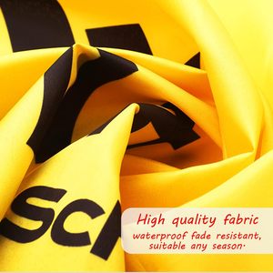 Bandera Personalizada con Ojales, Borde Reforzado, para Montar en Poste o Colgar en Pared, Exhibición Exterior, Letrero de Tela Resistente - Product Image 4