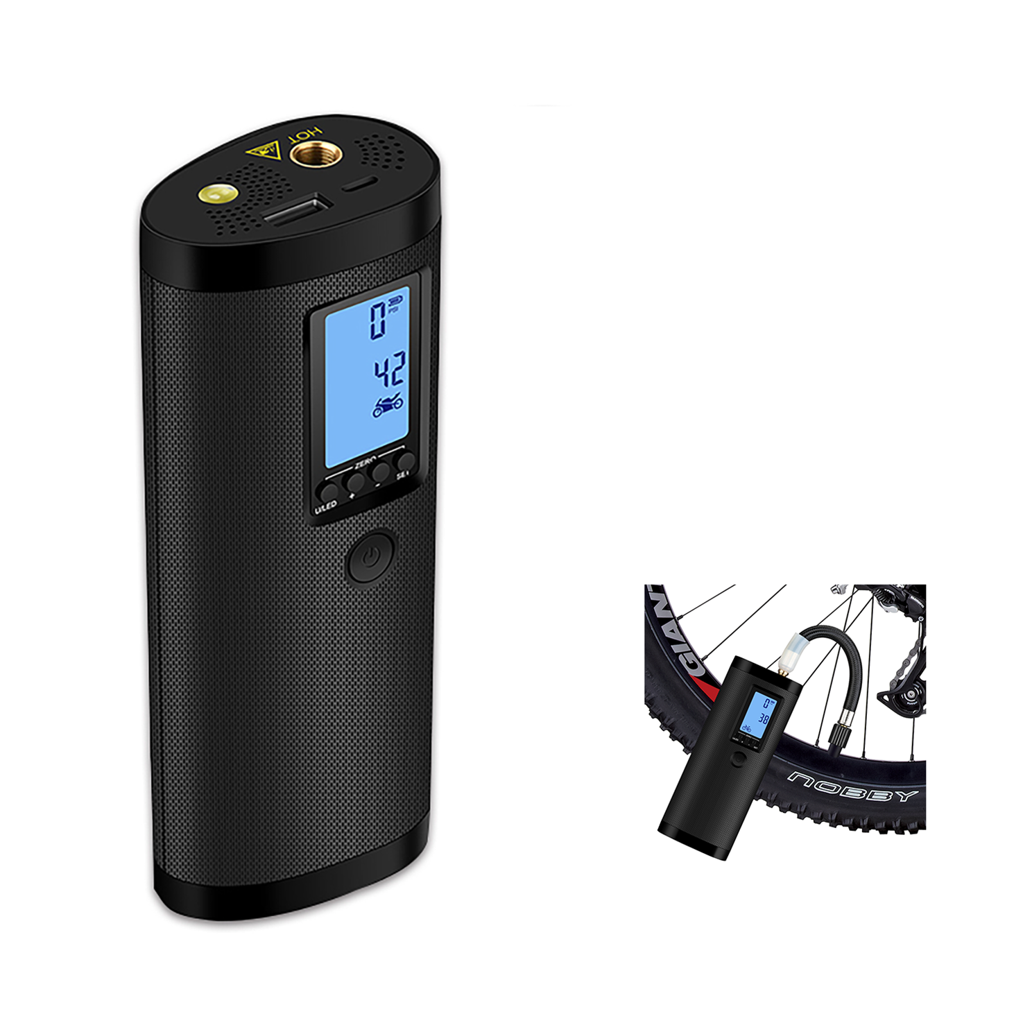 Интеллектуальный цифровой дисплей NEWO, Многофункциональный беспроводной насос для шин, воздушный насос, аксессуары для мотоцикла