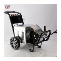 Mobil listrik komersial 100Bar 200Bar mesin cuci tekanan tinggi bertenaga air dingin dengan pompa Plunger