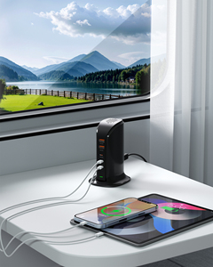 Station de charge USB multi-ports pour plusieurs appareils, chargeur de téléphone de bureau universel - Product Image 6