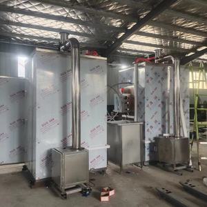 فرن تدخين كهربائي تجاري سعة 30-50-100-200 كجم للحوم والجبن والأسماك والنقانق، آلة تدخين الديك الرومي - Product Image 6