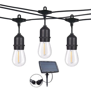 Solar Garden <b>Lights</b> 14 <b>Led</b> String <b>Light</b> Solar Powered Water Resistant Outdoor Patio Decoration With Stake And Screw - Product Image 4