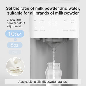 Dispensador de Fórmula para Leche de Bebé, Hervidor Eléctrico de 1.5L, Preparación de Leche Infantil, Luz Nocturna, Pantalla Táctil, Mezclador de Leche Constante para <span class=keywords><strong>Biberones</strong></span> - Product Image 2