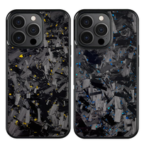 Étui de téléphone en Fiber de carbone durable mince de couverture mobile de conception légère pour l'iPhone 15/14/13/12 Pro Max anti-rayures