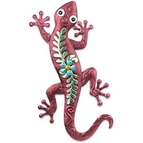 Lézard en métal cultivé