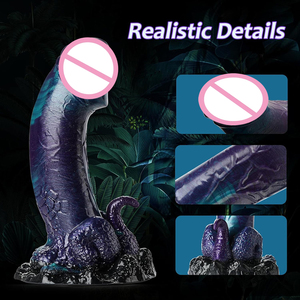 Vendita calda dildo animale sul mercato clitorideo G-spot stimolazione massaggio femminile di spine anali prodotti Producto sessuale - Product Image 4