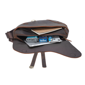 MAROQUINERIE Nouveau Design Élégant En <span class=keywords><strong>Cuir</strong></span> Véritable <span class=keywords><strong>Sac</strong></span> À <span class=keywords><strong>Bandoulière</strong></span> Vintage En <span class=keywords><strong>Cuir</strong></span> <span class=keywords><strong>De</strong></span> Cheval Fou <span class=keywords><strong>Sac</strong></span> <span class=keywords><strong>de</strong></span> Messager Pour Homme - Product Image 6