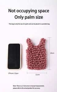 กระเป๋าแฟชั่นเมจิกสเตรช กระเป๋าบับเบิ้ลยับย่นอเนกประสงค์ ความจุขนาดใหญ่ กระเป๋าช้อปปิ้งแบบยืดหยุ่น - Product Image 2