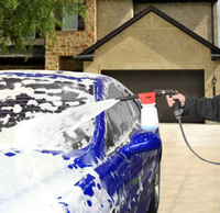 Pistolet à mousse pour lavage de voiture, tuyau réglable, canon à mousse à pression d'eau