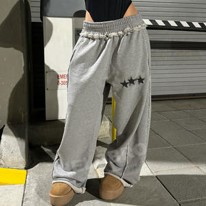 Pantalones informales de peso pesado personalizados, ropa de calle, pantalones de chándal personalizados para hombre, pantalones de chándal holgados de rizo francés 100% algodón para invierno - Product Image 1