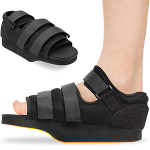 Botte <span class=keywords><strong>de</strong></span> marche médicale post-opératoire à décompression <span class=keywords><strong>de</strong></span> l'avant-pied, avec cale pour soulagement <span class=keywords><strong>de</strong></span> la pression plantaire, pour la rééducation post-chirurgie et la fracture <span class=keywords><strong>de</strong></span> l'orteil - Product Image 1
