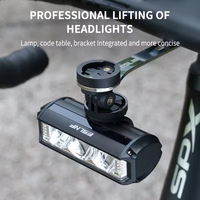 Équipement de VTT, éclairage avant pour vélo, éclairage de route nocturne, alliage d'aluminium, étanche, 1700 lumens, éclairage de vélo