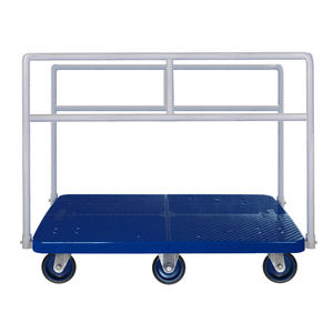 Carretilla de Mano Industrial Uni-Silent de 600 kg para Almacén, con Doble Manija, Ruedas Silenciosas, Carro de Plataforma PLA600Y-BH - Product Image 4