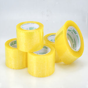 포장용 공장 직접 판매 접착제 <span class=keywords><strong>BOPP</strong></span> 껌 테이프 인쇄 보프 테이프 롤 방수 판지 패키지 판지 상자 고무 - Product Image 5