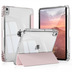 Nouveau design PC + TPU étui en silicone demi-<span class=keywords><strong>coque</strong></span> pour <span class=keywords><strong>iPad</strong></span> avec fente pour crayon Design ultra mince avec autocollant bricolage étui en cuir PU pour <span class=keywords><strong>iPad</strong></span> - Product Image 1