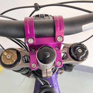 KKE Handlebar <strong>Risers</strong> Kit Fit Sur-Ron Light Bee <strong>X</strong> Talaria Sting E-Bike Bracket Clamps Pads - Product Image 6