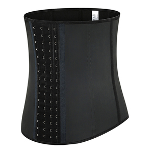 Corsé <span class=keywords><strong>reductor</strong></span> de barriga de cuero de talla grande para mujer, entrenador de cintura de cuerpo corto con gancho, venta al por mayor - Product Image 3