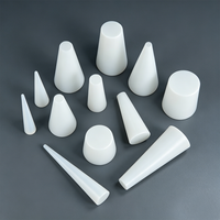 Bouchon en caoutchouc de silicone en forme de cône OEM, élastique et durable, pour l'étanchéité des trous de flacons et de bouteilles de laboratoire
