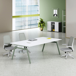 Table de conférence rectangulaire SCHH pour 48 personnes, salle de réunion, design moderne et minimaliste - Product Image 3
