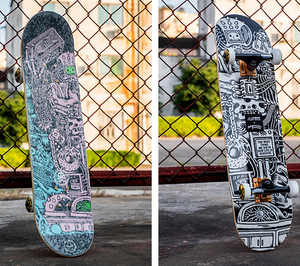 Patineta Completa de 7 Capas de Madera de Arce Canadiense, Paquete de Patineta Personalizado, Gran Venta - Product Image 5