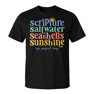 Camiseta Scripted Saltwater Seashells Sunshine Mi día perfecto - Product Image 2