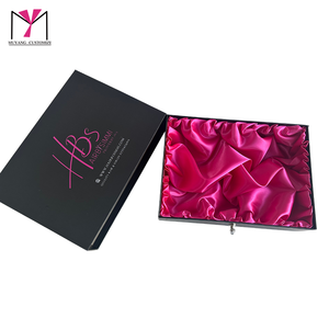 MUYANG Customized Logo Drawer Style Fancy Wig <b>Box</b> with Handle <b>Black</b> Wig <b>Box</b> - Product Image 1