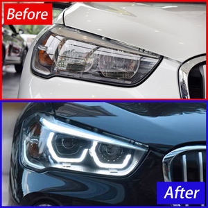 Faro Delantero para <span class=keywords><strong>BMW</strong></span> X1 F48 2016-2019, Actualización con Nuevo Faro LED Automático, Lente Bifocal, Accesorios de Alta Gama, Ensamblaje de Alta Configuración - Product Image 3