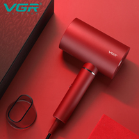 Sèche-cheveux professionnel électrique VGR V-431 à moteur CC de qualité supérieure, puissant 1800W pour femmes avec buse concentratrice