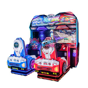 Máquina de Juego de Carreras Arcade para 2 Jugadores, Simulador de Conducción Interior con Vibración Dinámica y Pantallas Dobles - Product Image 5