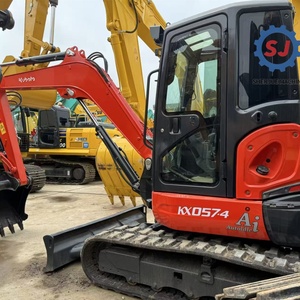 Excavatrice Kubota Kx057-4 d'occasion en bon état, mini-excavatrice de 5 tonnes, Kubota Kx057 Kx057-4 - Product Image 2