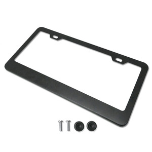 Cadre de plaque d'immatriculation personnalisé en acier inoxydable, support de plaque d'immatriculation standard américain pour voiture - Product Image 2