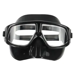 Set Masker Snorkel Pabrik dengan Tali Silikon, Set Snorkel Freediving, Masker Freediving Volume Rendah untuk Spearfishing - Product Image 1