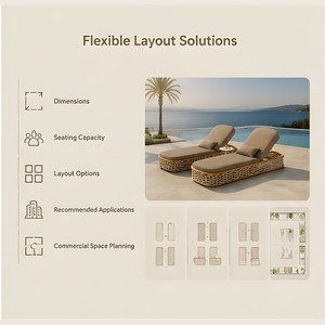 Lit de repos en rotin, mobilier d'extérieur, chaise longue en <span class=keywords><strong>bois</strong></span>, mobilier de piscine, transats d'extérieur, lit de jour, mobilier de patio, chaise longue en <span class=keywords><strong>teck</strong></span> - Product Image 5