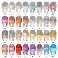 Missgel Vernis à ongles gel UV effet œil de chat réfléchissant, sans cruauté, non toxique, avec logo personnalisé, très bonne tenue, couleur qui s'enlève facilement