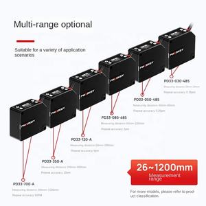 Capteur de déplacement <span class=keywords><strong>laser</strong></span> numérique haute précision série PD33 RS-485 12V/24V CC avec affichage 30/50/85/120/350/700mm - Product Image 3