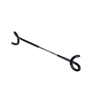 S Shaped Lamp Holder Hook Stainless Steel 10kg Load Outdoor Camping Light Accessory Gourd Shape Black And Orange - Product Image 3