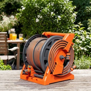 <span class=keywords><strong>Enrouleur</strong></span> de tuyau <span class=keywords><strong>d</strong></span>'<span class=keywords><strong>arrosage</strong></span> compact et léger pour extérieur, anti-torsion, <span class=keywords><strong>avec</strong></span> tuyau de 131 pieds et 8 modes de pulvérisation, à <span class=keywords><strong>d</strong></span>éconnexion rapide pour jardins et parterres de fleurs - Product Image 2