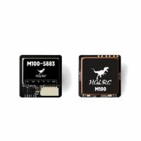 Module GPS HGLRC M100-5883 M10 avec boussole, antenne en céramique, indicateurs LED intégrés, 21x21mm