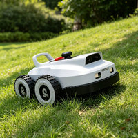 Tondeuse à gazon robotisée sans fil de 2000 m², tondeuse à gazon électrique RTK avec résistance à l'eau IPX6 pour l'entretien des pelouses résidentielles, B2B OEM