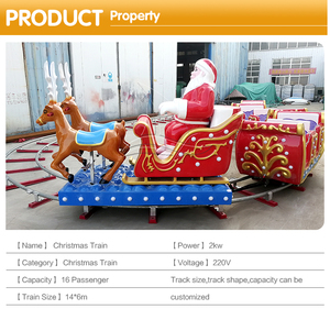 Tren ferroviario 24 pasajeros al aire libre gran motor eléctrico turista Retro clásico tren para fumar con bajo precio pista tren fábrica - Product Image 5