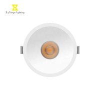 Spot encastré LED rond pour plafond, design commercial, pour projets hôteliers intérieurs, 5W, 7W, 12W, 20W, 30W, 40W