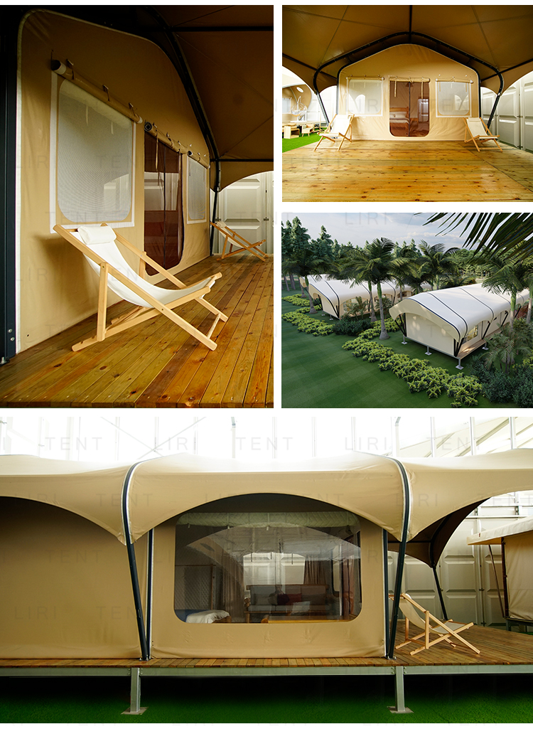 Waterproof Winter Glaming Hotel Luxury Cabin Hawaii Square Jungle Tents